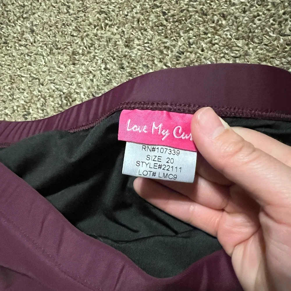 NWT Plum Flowy Tankini Swimsuit Set - Picture 5 of 5